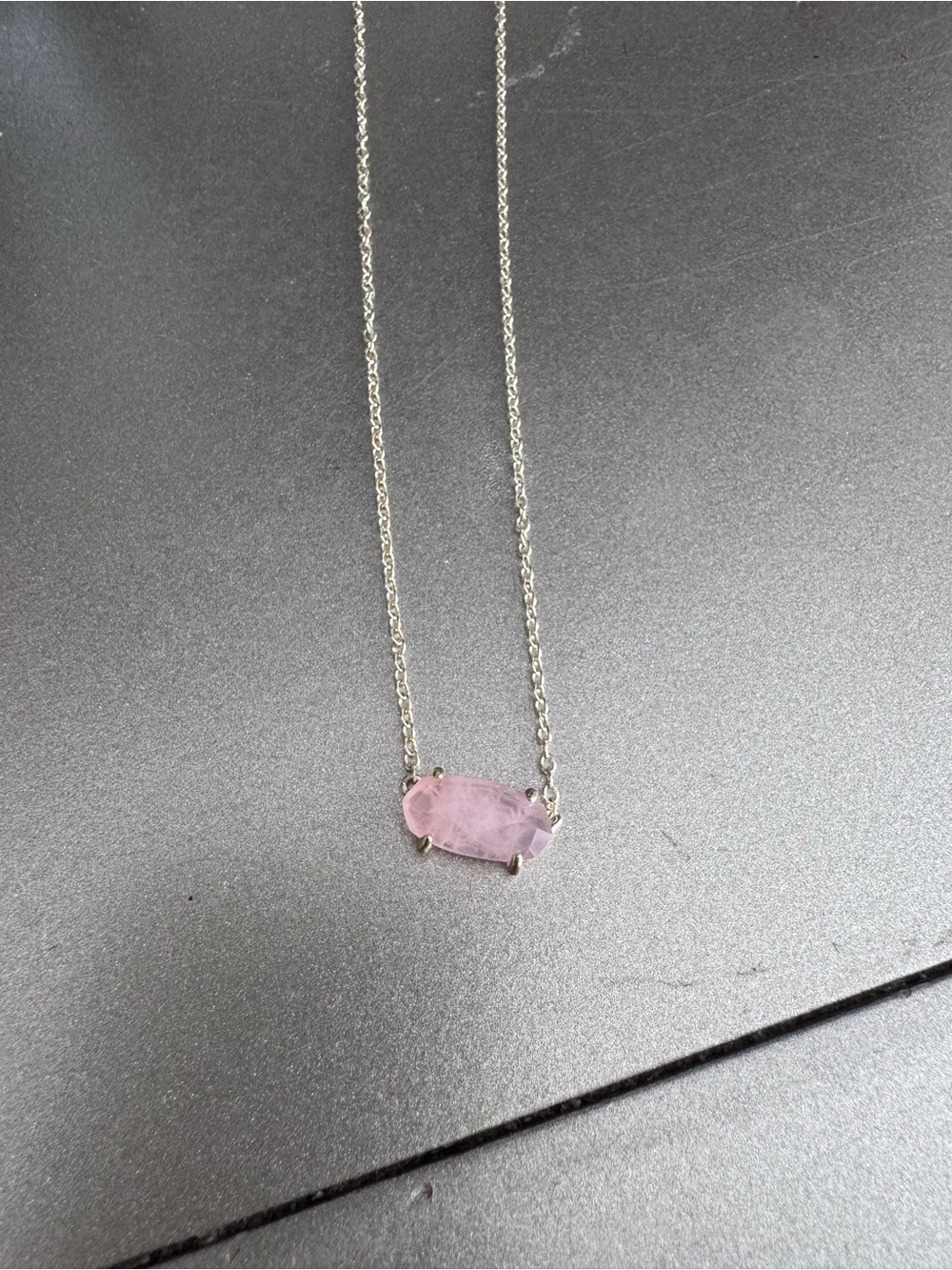 Kendra Scott Elisa Rose Quartz Pendant